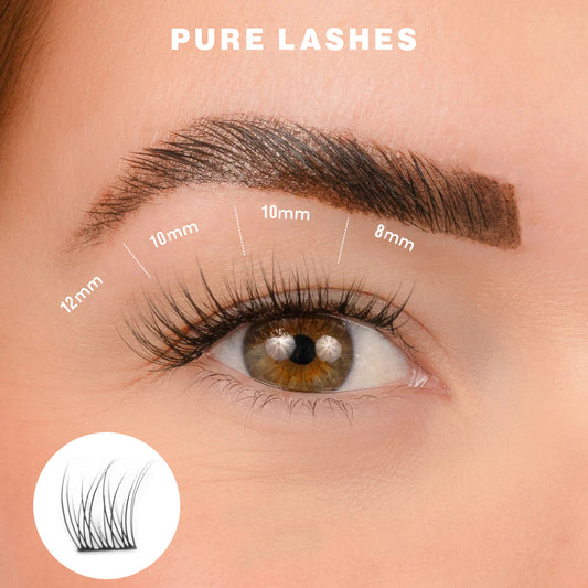 Pure Lashes – Look Ultra Naturale Ciglia a Ciuffetti Preincollate